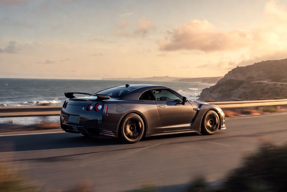 GT-R Proto quad headlight stack arrangement showing direct heritage connection to R32 Skyline GT-R lineage