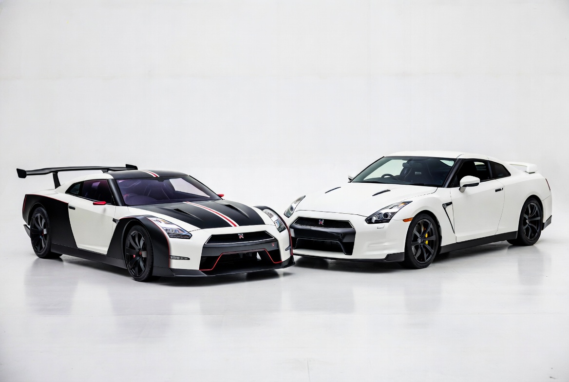 GT-R Proto full side profile showing long-hood short-overhang proportions and tight greenhouse