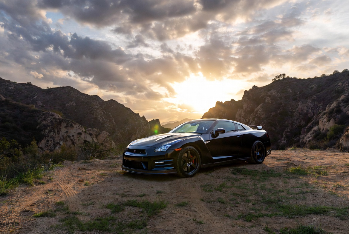 R35 GT-R front subframe bolt mounting point showing typical inspection area